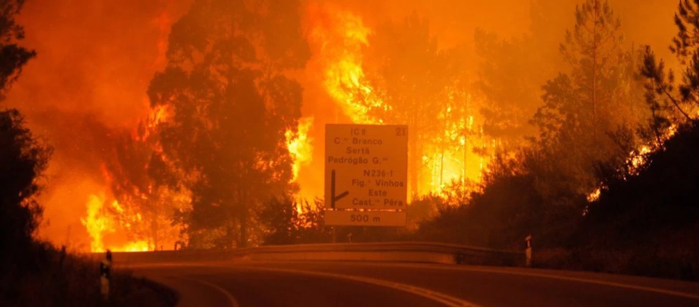 Αβοήθητοι (και) οι κάτοικοι στην Αρκαδία: Φωνάζουν «βοήθεια» - Τρέχουν για να σωθούν μέσα από τις φλόγες! (βίντεο)
